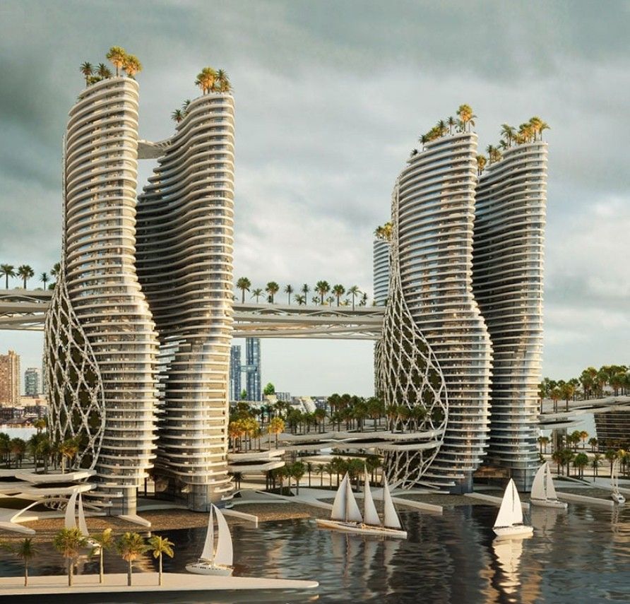 Healthcare City - в Дубае планируют построить новую достопримечательностьАрхитектурная студия Kalbod Studio представила визуализации нового проекта - Healthcare City в Дубае. Как следует из названия, новый район города будет ориентирован на предоставление высококачественных услуг здравоохранения. Проект будет реализован на искусственном острове, имеющем в плане форму полумесяца.В состав комплекса войдут 14 башен со специализированными лечебными клиниками и 24 отеля, предназначенные для отдыха и проживания клиентов, а также множество озелененных парковых зон с многоуровневой системой пешеходных дорожек. В центре острова расположится главное здание - небоскреб площадью миллион квадратных метров с исследовательским центром, научно-техническим парком, выставочными залами и научной библиотекой.